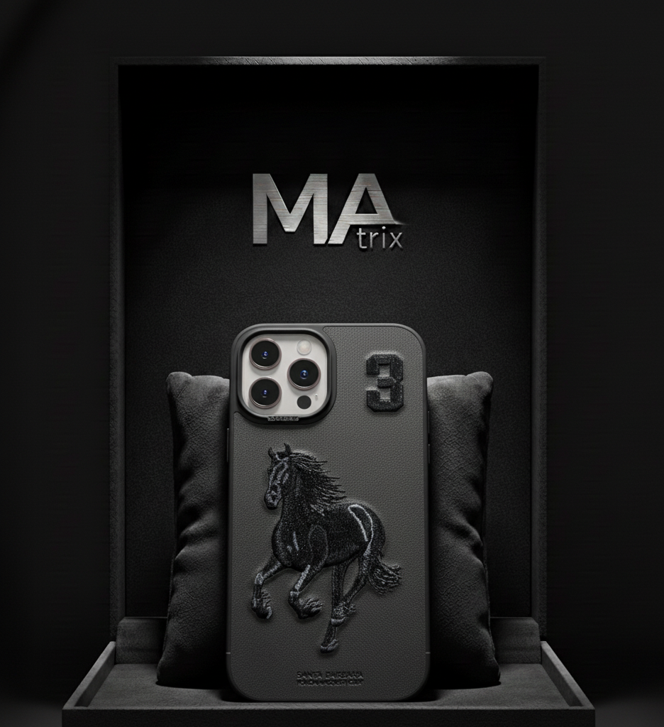 Matrix Polo Series ‖ Luxury Leather Finish Case for iPhone